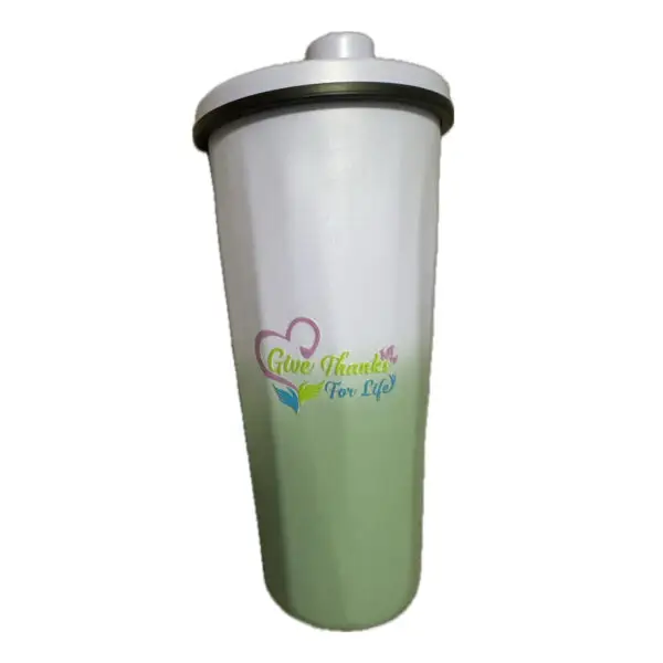"2025" Large Drink Bottle (2 tone Green/Grey)