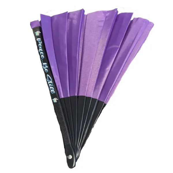 "2025" Large Boots on the Ground Fan (Purple)