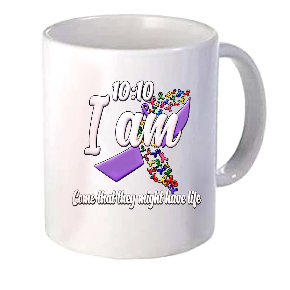 "10-10" coffee mug